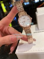Hot Sale Replica Medieval Longines Watch White Dial Yellow Gold Strap Women's Watch